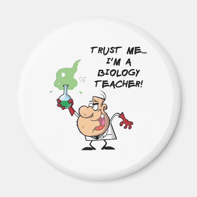 Vertraue mir... Ich bin Biologielehrer Magnet (Vorne)