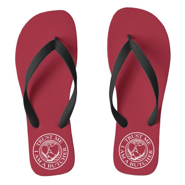 Vertraue mir, ich bin ein Butcher-T-Bone Flip Flops (Fußbett)