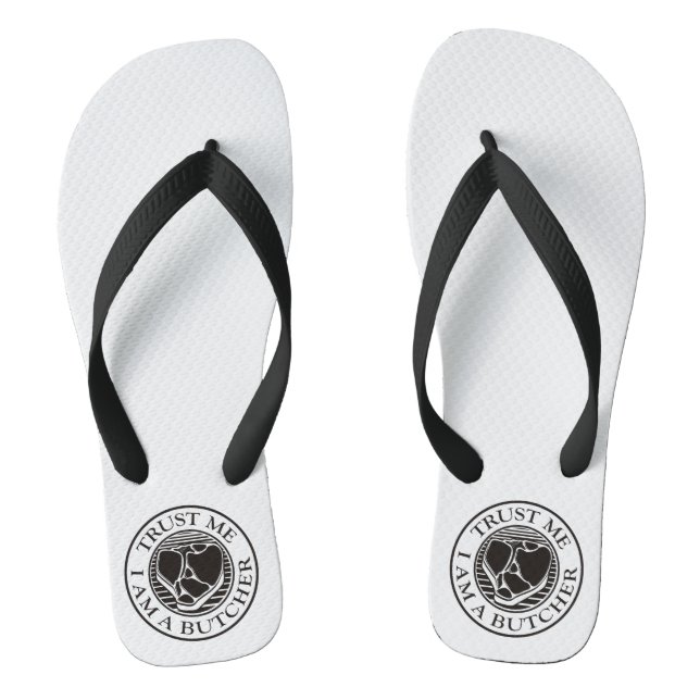 Vertraue mir, ich bin ein Butcher-T-Bone Flip Flops (Fußbett)