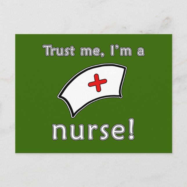 Vertraue mir, ich bin ein Krankenpfleger-T-Shirts, Postkarte (Vorderseite)
