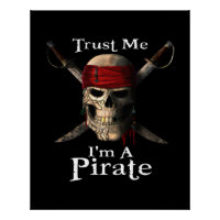 Vertraue mir, ich bin ein Piratenschädel und Schwe