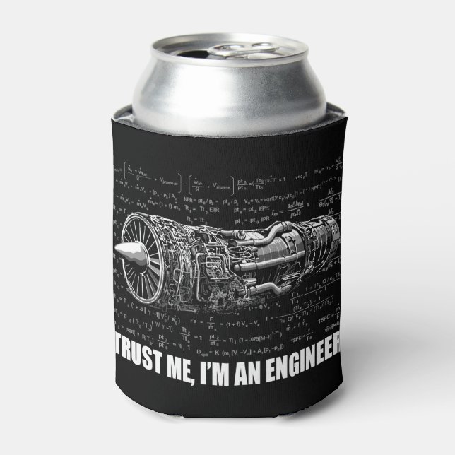 Vertraue mir, ich bin Ingenieur Dosenkühler (Kanne Vorderseite)
