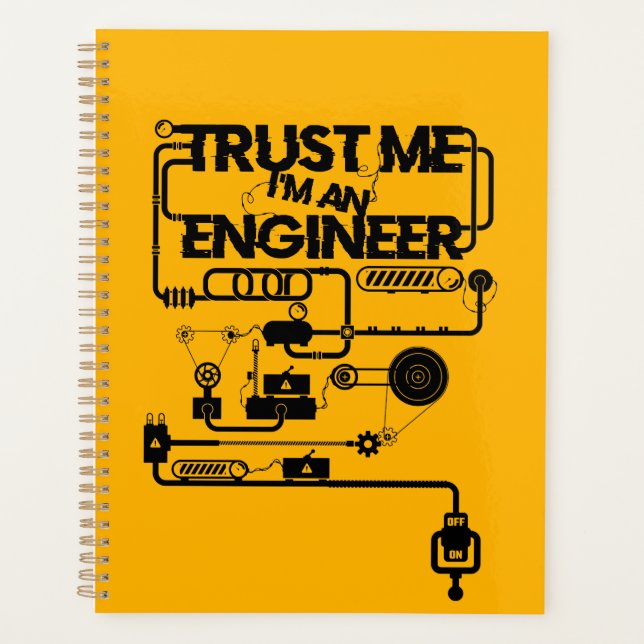 Vertraue mir! Ich bin Ingenieur Planer (Vorderseite)