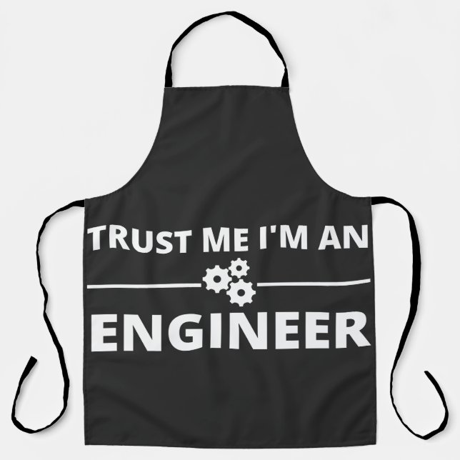 Vertraue mir, ich bin Ingenieur Schürze (Vorderseite)
