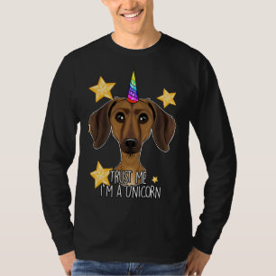 Vertraue mir im a Unicorn I Funny Dackel T-Shirt