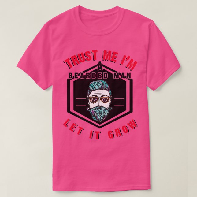 Vertraue mir im Bartmann T-Shirt (Design vorne)