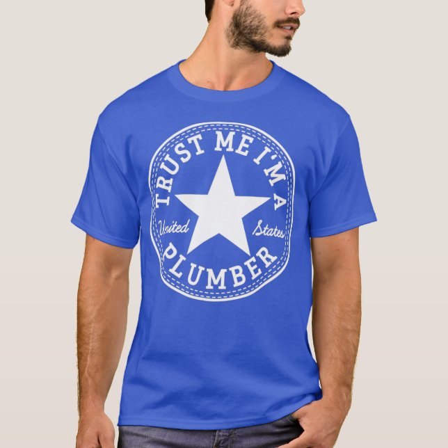 Vertraue mir im Klempner T-Shirt (Vorderseite)
