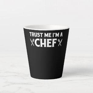 Vertraue mir im Koch   Zitate zum Kochen lustiger  Milchtasse