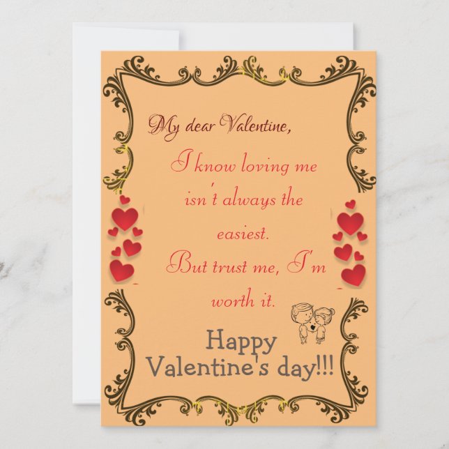 Vertraue mir-Karte Karte (Vorderseite)