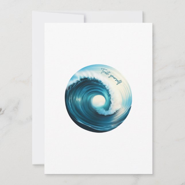 vertrauen einladung (Vorderseite)