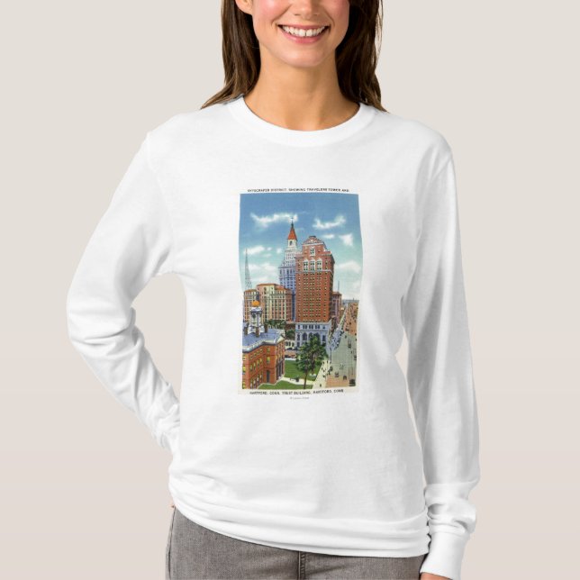Vertrauen Gbd und Reisend-Turm-Ansicht T-Shirt (Vorderseite)
