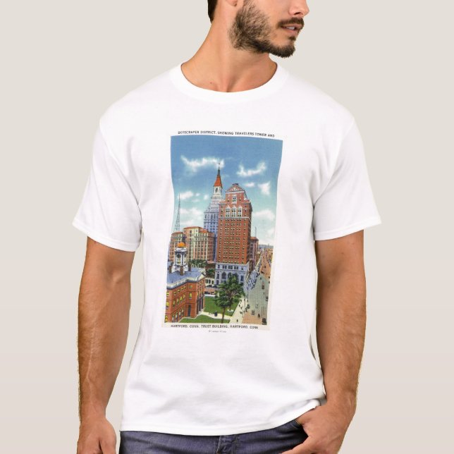Vertrauen Gbd und Reisend-Turm-Ansicht T-Shirt (Vorderseite)