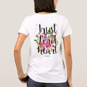 Vertrauen im Lord mit Ihrem ganzem Herzen T-Shirt
