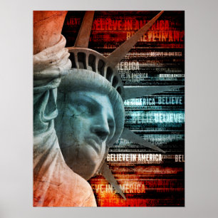 Vertrauen in Amerika Poster