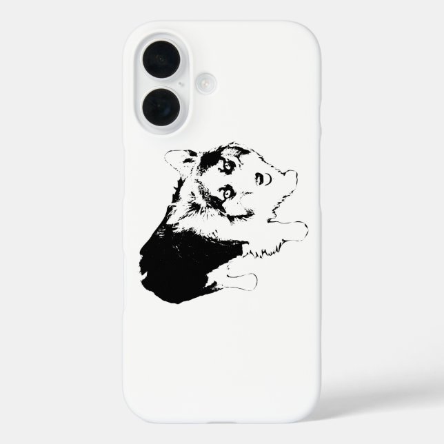 Vertrauen in Corgi, immer iPhone 16 Hülle (Rückseite)