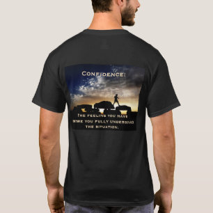 Vertrauen in das Original Wanderross Foto T-Shirt