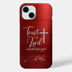 Vertrauen in den Fall Lord KJV Bible Verse iPhone  Case-Mate iPhone Hülle