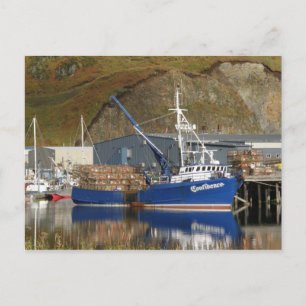 Vertrauen in den Galaxy Dock, holländischer Hafen, Postkarte