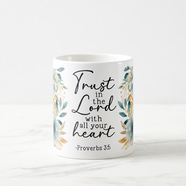 Vertrauen in den Herrn Kaffeetasse (Mittel)