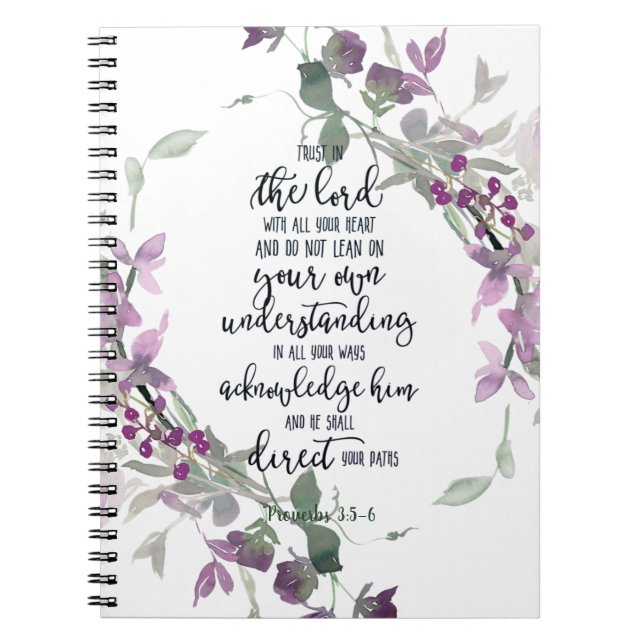 Vertrauen in den Herrn Notizblock (Vorderseite)