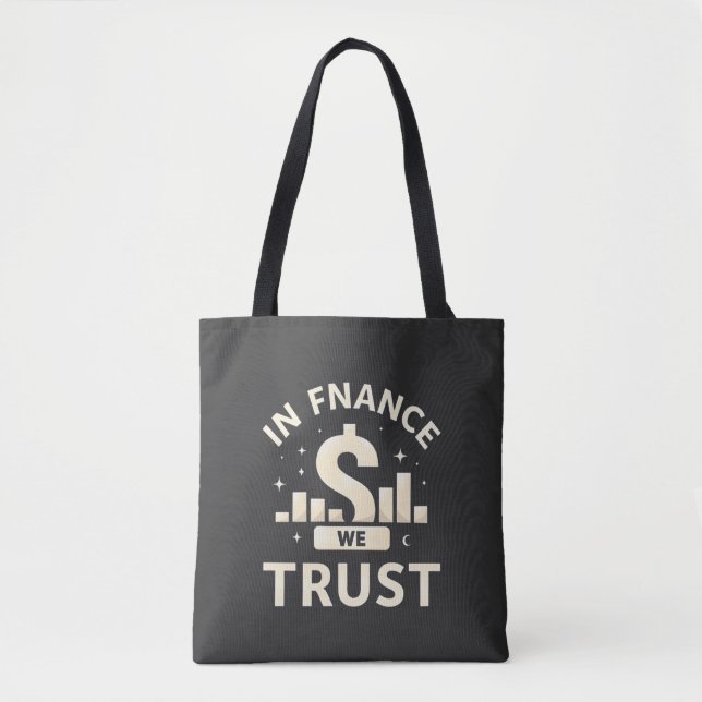 Vertrauen in die Finanzen Tasche (Vorderseite)