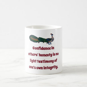 Vertrauen in die Integrität anderer - Vertrauensvo Kaffeetasse