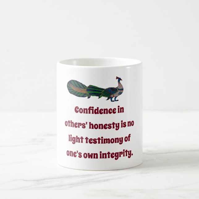 Vertrauen in die Integrität anderer - Vertrauensvo Kaffeetasse (Mittel)