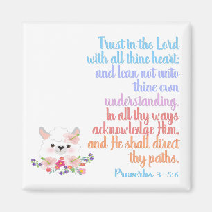 Vertrauen in die Lord Bible Verse Magnet