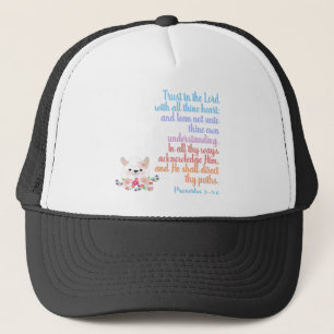 Vertrauen in die Lord Bible Verse Truckerkappe