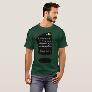 Vertrauen in die LORD - Weißschrift T-Shirt