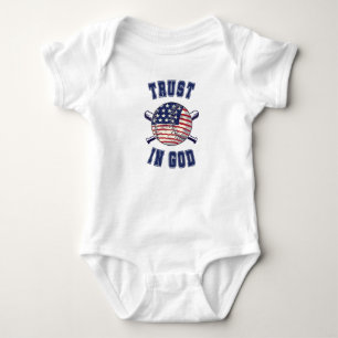 Vertrauen in Gott Baby Strampler