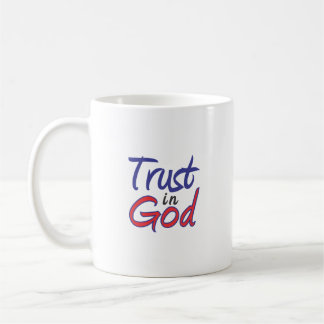 Vertrauen in Gott Kaffeetasse