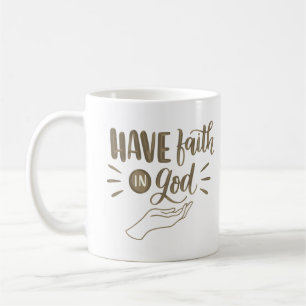 Vertrauen in Gott Kaffeetasse