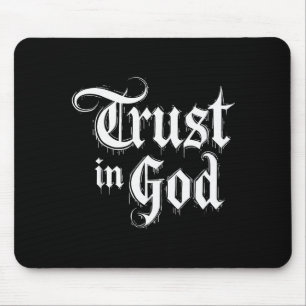 Vertrauen in Gott Mousepad