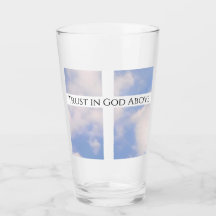 Vertrauen in Gottes Cross White and Blue Oaster