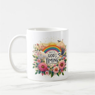 Vertrauen in Gottes Zeiten Kaffeetasse