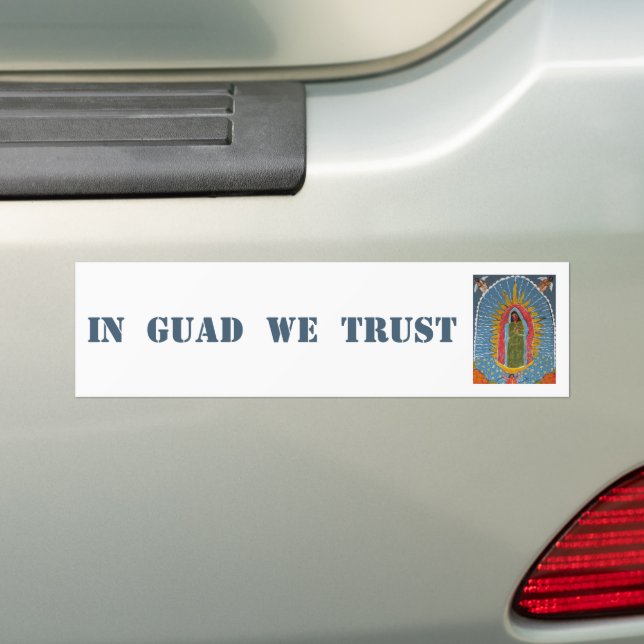 Vertrauen in Guad Autoaufkleber (Auf Auto)
