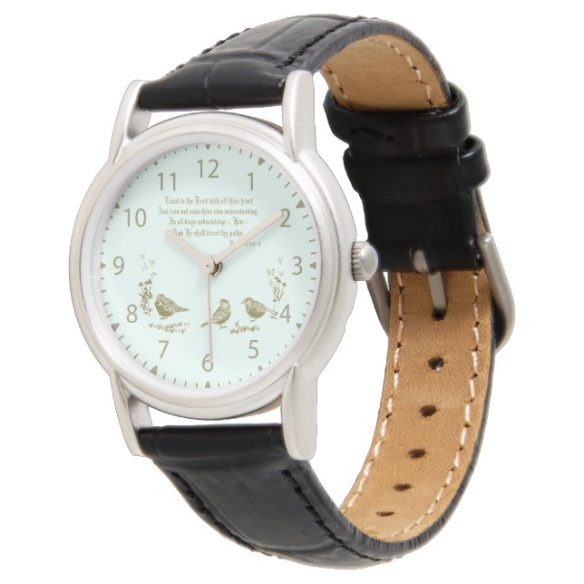 Vertrauen in Lord Calligraphy watch aqua Armbanduhr (Schrägansicht)