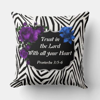 Vertrauen in Lord Leopard Animal Print Kissen