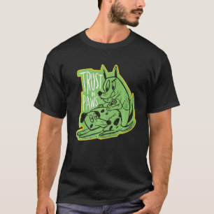 Vertrauen in Paws Tattoogs Hundebesitzer, die Hund T-Shirt