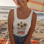Vertrauen in Vibe Boho Sonnenblumen und Cattsette Tank Top<br><div class="desc">Vertrauen in Vibe Boho Sonnenblumen und Cattsette Tank Top</div>
