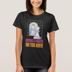 Vertrauen ist schöne Frauen schwarz T-Shirt