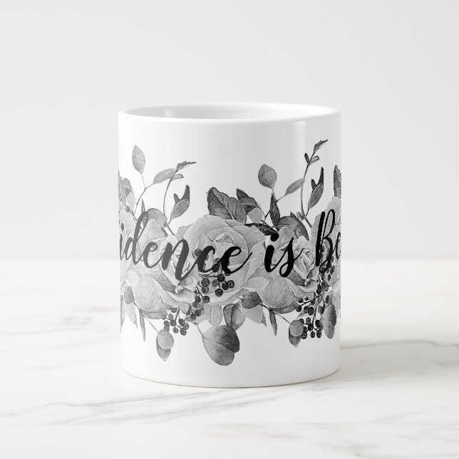 Vertrauen ist Schönheit - Jumbo-Tasse (Vorderseite)