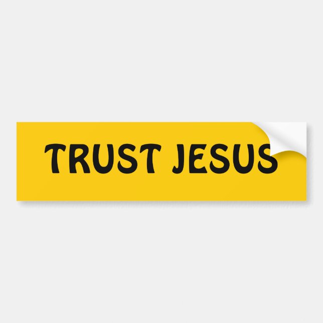 VERTRAUEN JESUS AUTOAUFKLEBER (Vorne)