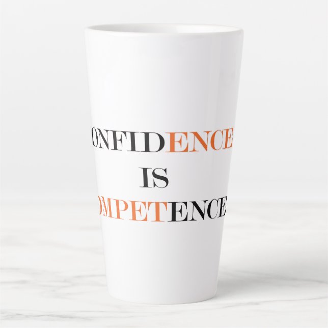 Vertrauen Milchtasse (Vorderseite)