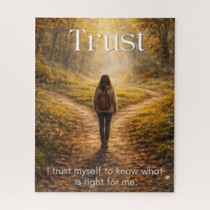 Vertrauen - Motivierendes Puzzle-Geschenk
