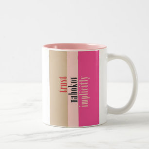 "Vertrauen Nabokow implizit " Zweifarbige Tasse