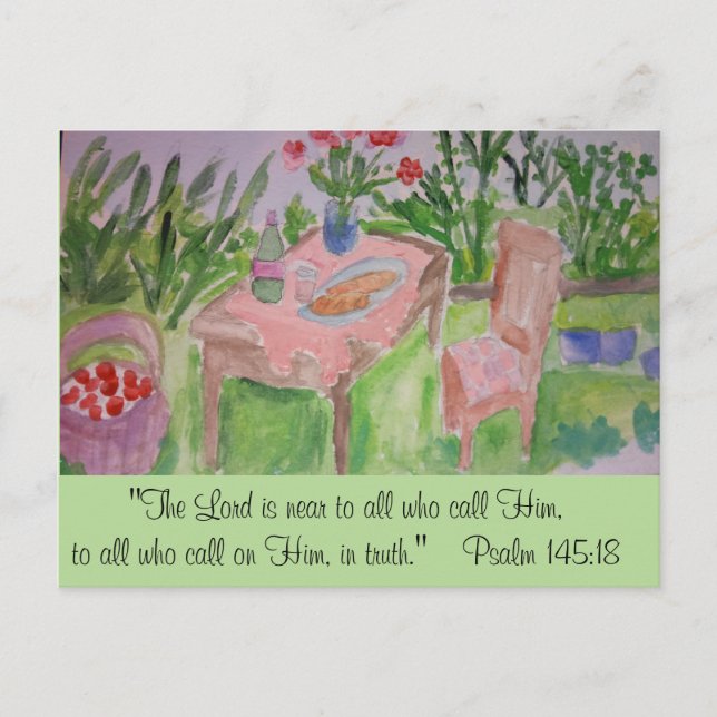 Vertrauen Postkarte (Vorderseite)