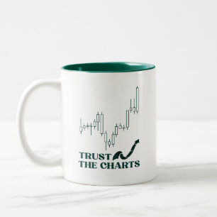 Vertrauen Sie auf die Tasse Diagramme