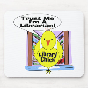 Vertrauen Sie, dass ich ich ein Bibliothekar bin Mousepad